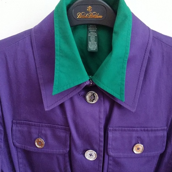 COLLAR detail of Ralph Lauren SIGNATURE Embroidered Crest Insignia Shirt - Picture 4 of 5